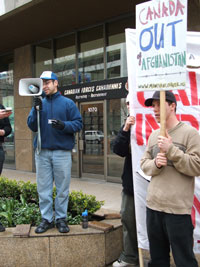 EMERGENCY PICKET AGAINST CANADIAN OCCUPATION OF AFGHANISTAN!